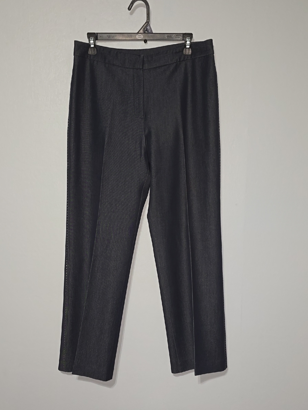 Kasper Womens Black Straight-Leg Dress Pants/Jacket
